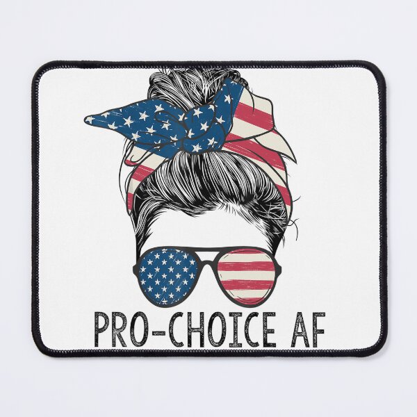 Item preview, Pro Choice AF Messy Bun US Flag Reproductive Rights designed and sold by KirstixCo.