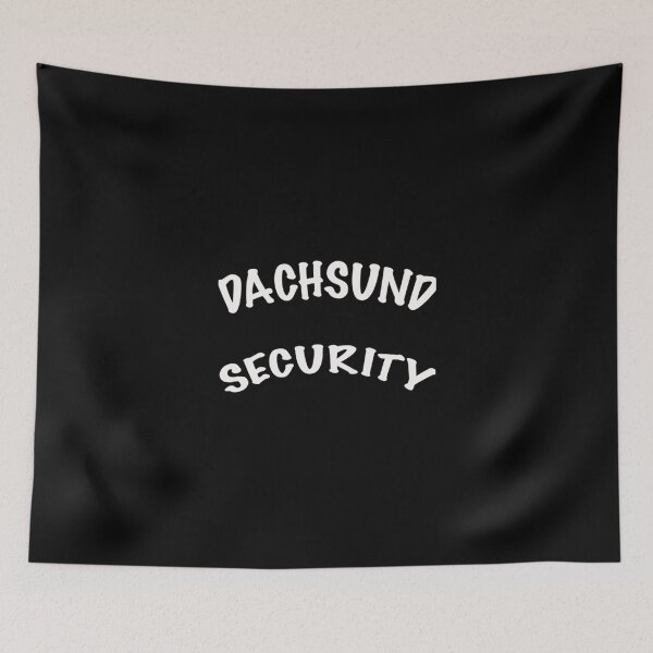 Item preview, Dachsund Security A Series Of Security Graphics Many Of Which Are Really Silly Zipped Hoodie designed and sold by donniejeanjr6.