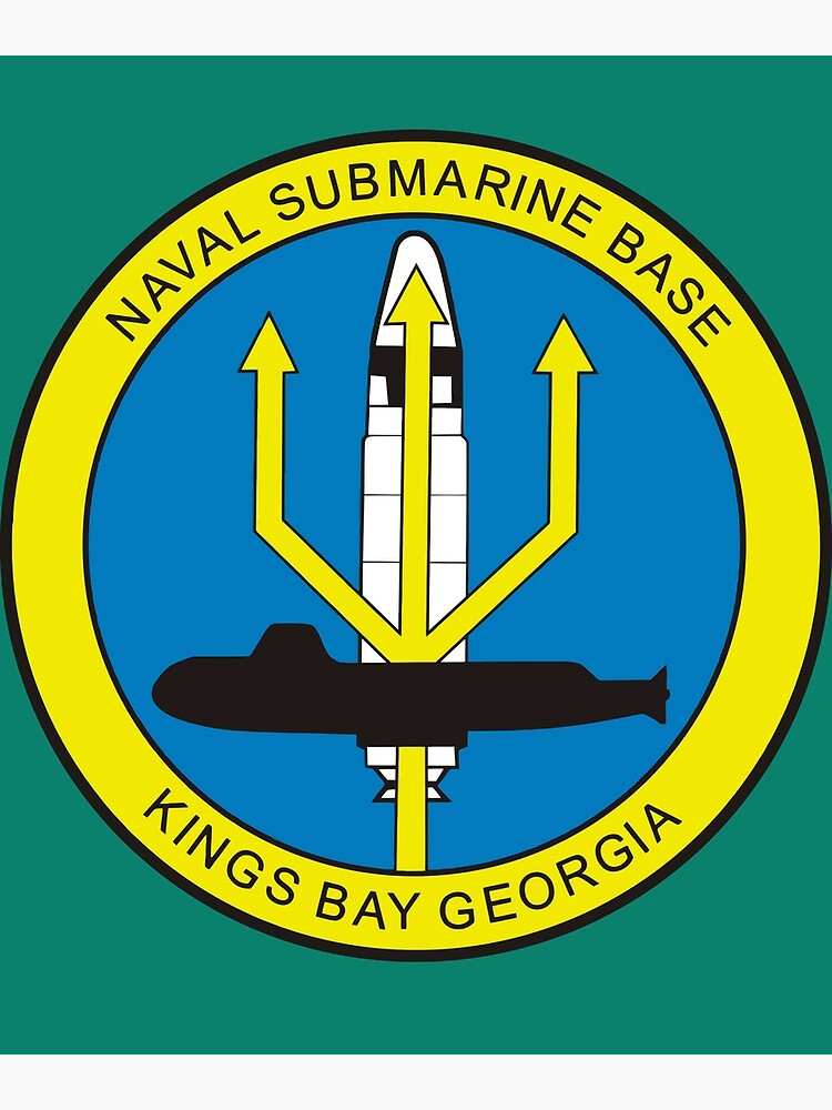 "Naval Submarine Base Kings Bay, Poster for Sale by HSThread Redbubble