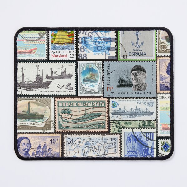 Item preview, Boat and Ship Stamp Collage  designed and sold by 2AGoodHome.