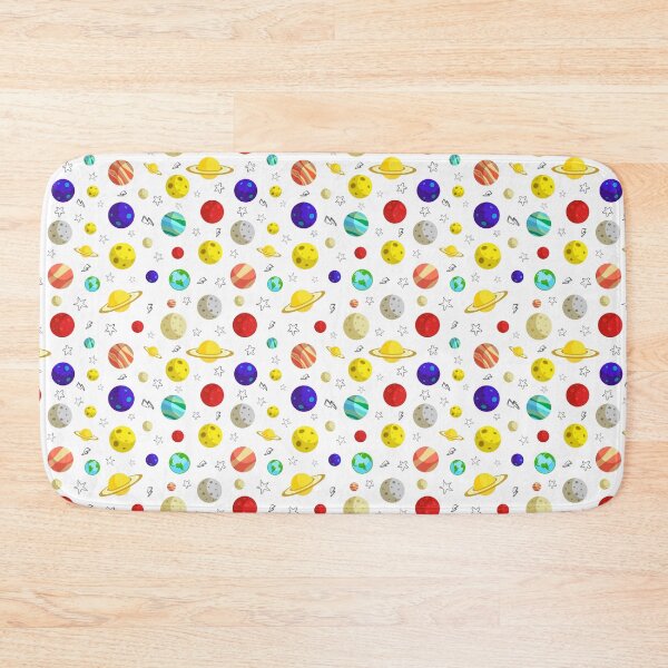 Item preview, Galaxy Planets And Stars Colorful Pattern designed and sold by S Cube Design.