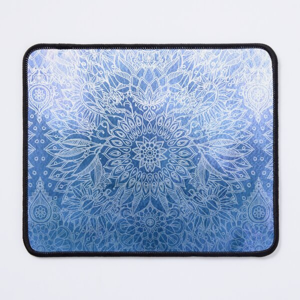 Item preview, Enchanted Indigo - watercolor + doodle designed and sold by micklyn.