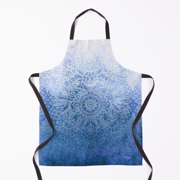 Item preview, Enchanted Indigo - watercolor + doodle designed and sold by micklyn.