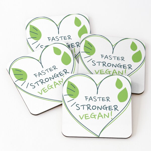 Item preview, Faster Stronger Vegan Love Vegetables Power designed and sold by PatternBestFan.