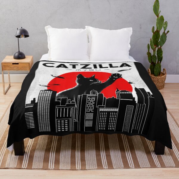 Artikelvorschau, Catzilla Funny Cat Shirt, Funny Cat T-shirt, Cat Lover entworfen und verkauft von SeppeGoffin.