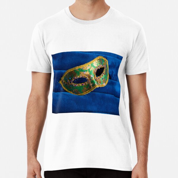 Party Mask on Fabric Premium T-Shirt