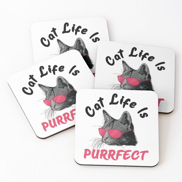 Item preview, Cat Life is Purrfect Funny Cat Lover designed and sold by dass-art.