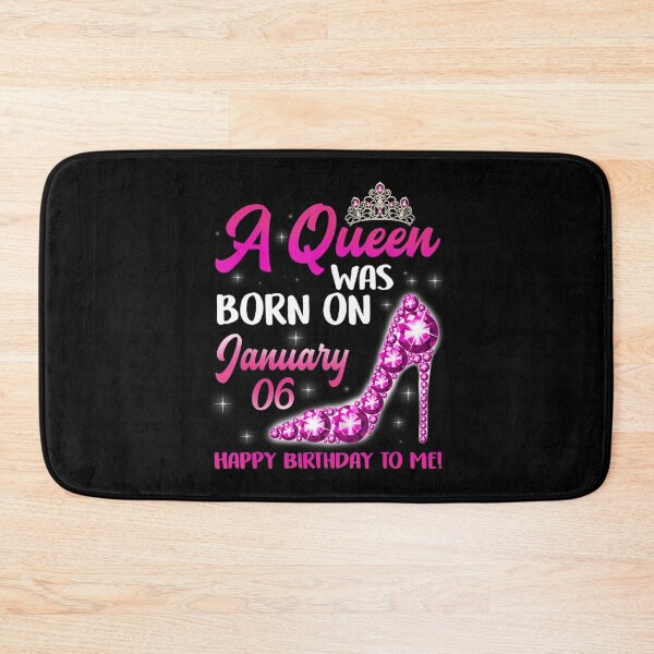 Item preview, A Queen Was Born On January 06 Happy Birthday To Me designed and sold by TokudaAichi.