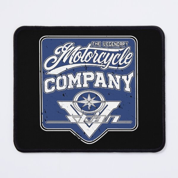 Item preview, The Legendary Motorcycle Company Blue designed and sold by KlaraBubble.