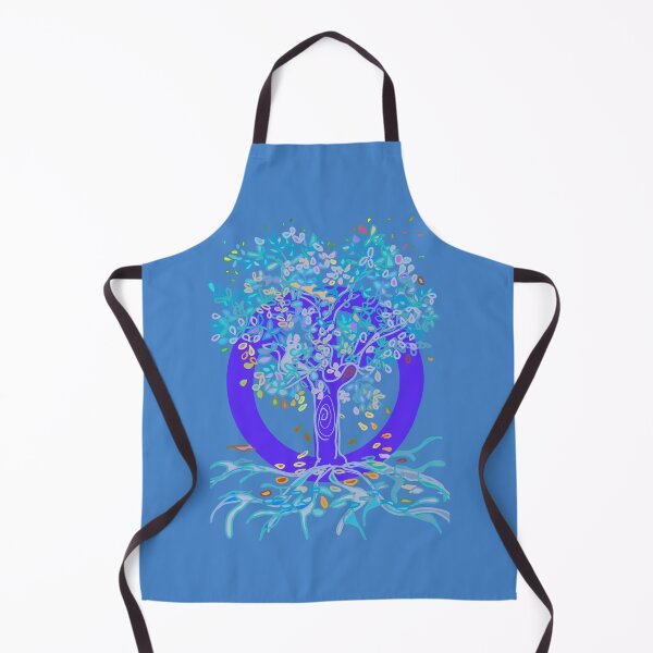 Item preview, Tree of Life PEACE Tree purple and aqua  designed and sold by MonicaArtist.