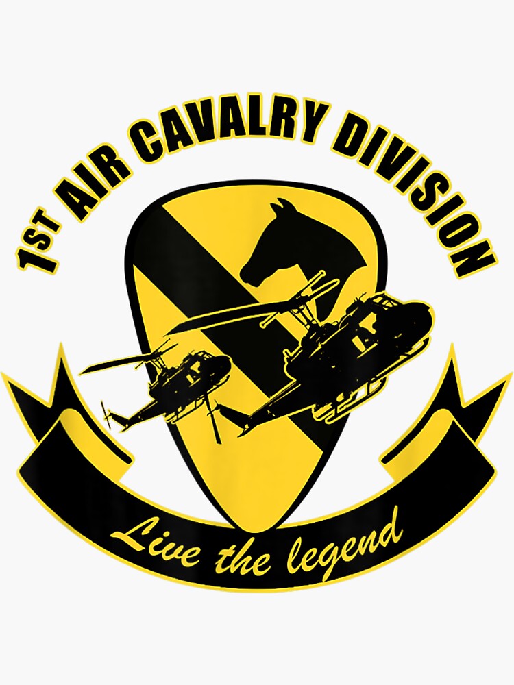 "1st Air Cavalry Division" Sticker for Sale by Redbubble