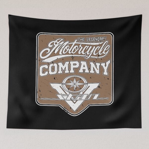Item preview, The Legendary Motorcycle Company Brown designed and sold by KlaraBubble.