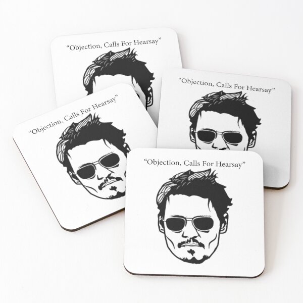 Item preview, Johnny Depp _amp_quot_Objection, Calls For Hearsay_amp_quot_   designed and sold by Jundytriplle.