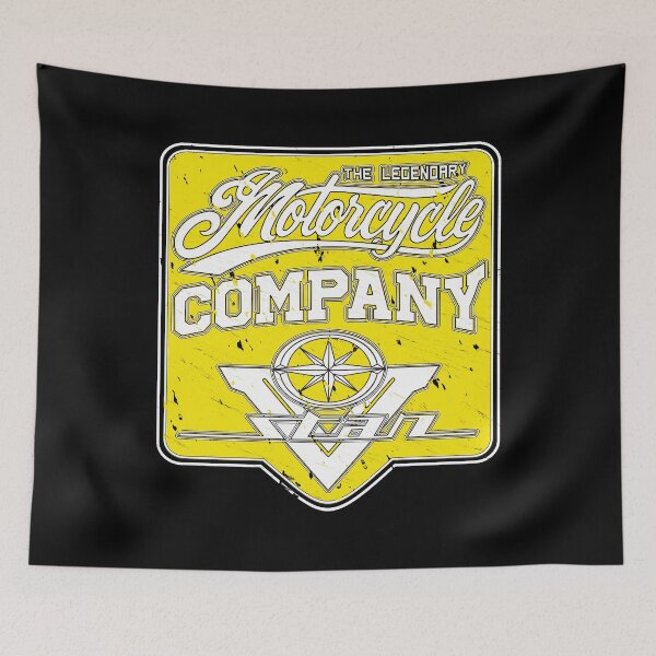 Item preview, The Legendary Motorcycle Company Yellow designed and sold by KlaraBubble.