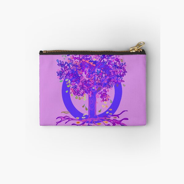 Item preview, Tree of Life PEACE Tree purple and pink  designed and sold by MonicaArtist.