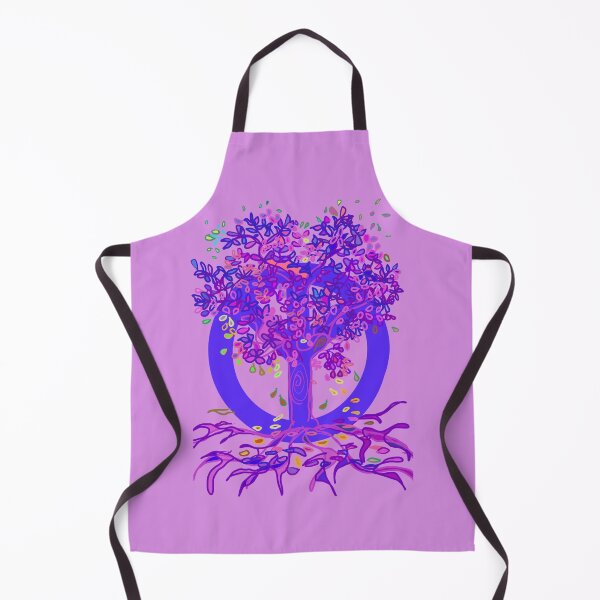 Item preview, Tree of Life PEACE Tree purple and pink  designed and sold by MonicaArtist.