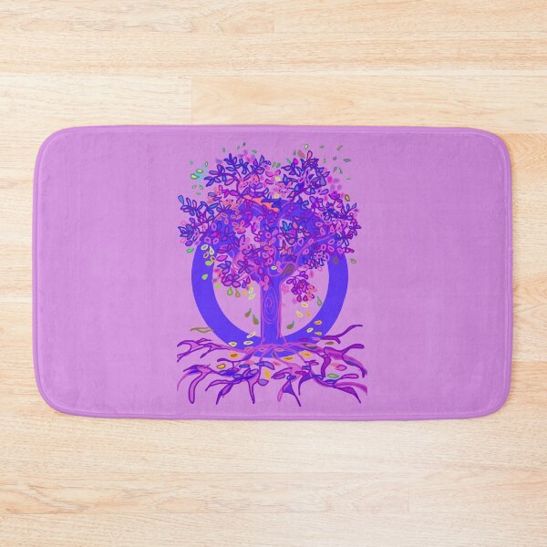 Item preview, Tree of Life PEACE Tree purple and pink  designed and sold by MonicaArtist.
