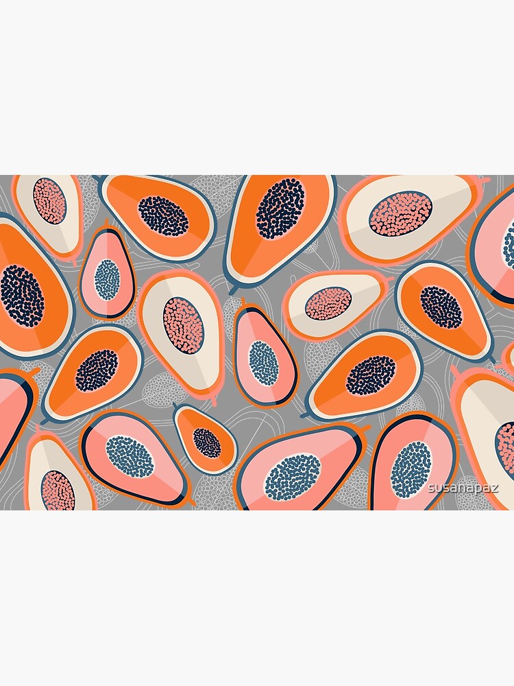 Imagen 4 de 4, Bolsos de mano con la obra Papayas, diseñada y vendida por susanapaz.