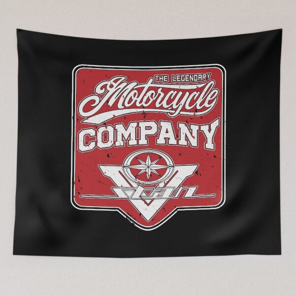 Item preview, The Legendary Motorcycle Company Red designed and sold by KlaraBubble.