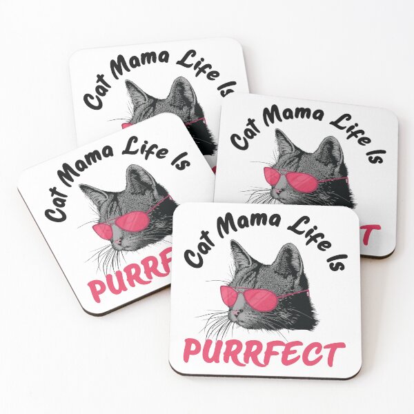 Item preview, Cat Mama Life is Purrfect Funny Cat Mom Cat Owner designed and sold by dass-art.