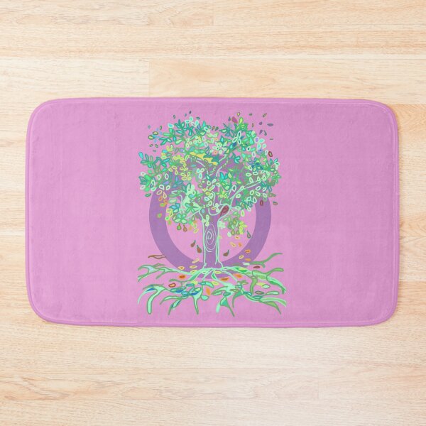 Item preview, Tree of Life PEACE Tree mauve and green  designed and sold by MonicaArtist.