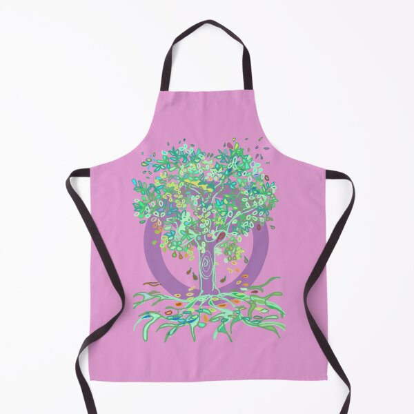 Item preview, Tree of Life PEACE Tree mauve and green  designed and sold by MonicaArtist.