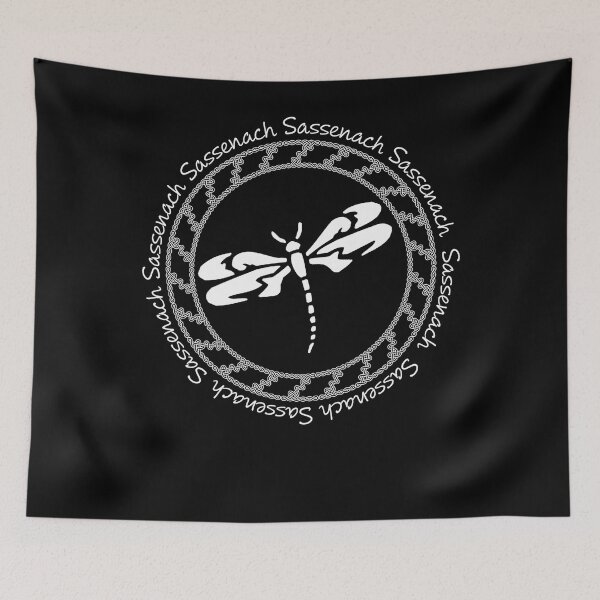 Item preview, Funny Graphic Gift Sassenach Circle White Gift Movie Fans designed and sold by Markroseana.