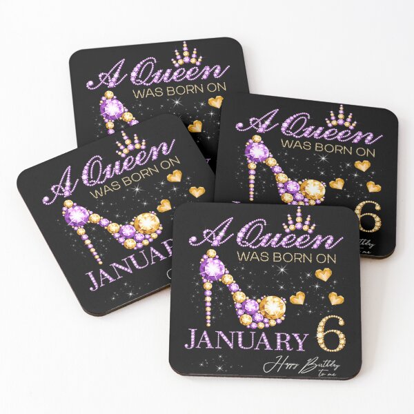 Item preview, Copy of A QueenA Queen Was Born On January 6 Happy Birthday To Me Queen Was Born On January 06 Happy Birthday To Me designed and sold by TokudaAichi.