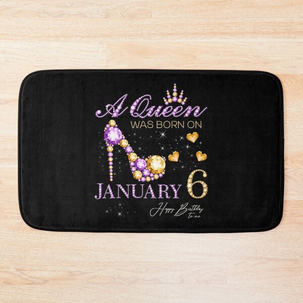 Item preview, Copy of A QueenA Queen Was Born On January 6 Happy Birthday To Me Queen Was Born On January 06 Happy Birthday To Me designed and sold by TokudaAichi.