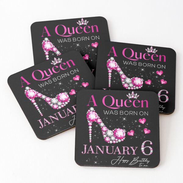 Item preview, A Queen Was Born On January 6, 6Th January Birthday designed and sold by TokudaAichi.