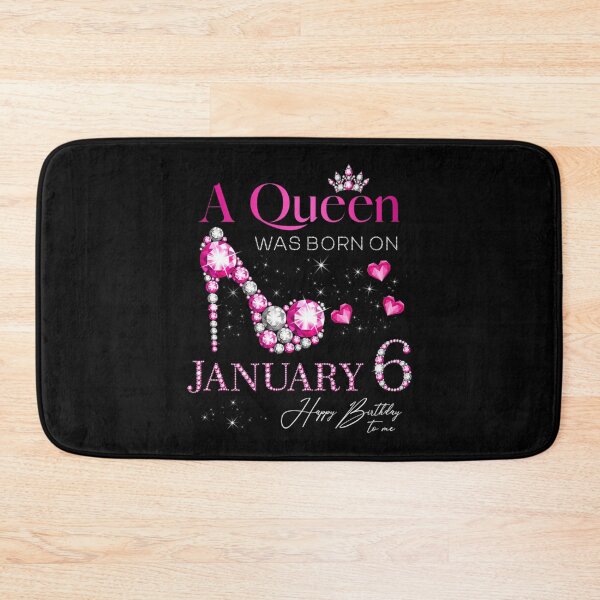 Item preview, A Queen Was Born On January 6, 6Th January Birthday designed and sold by TokudaAichi.