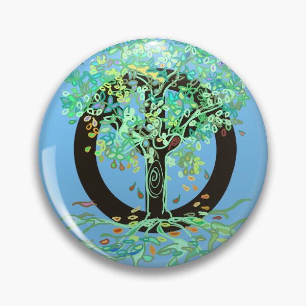 Item preview, Tree of Life PEACE Tree black and green  designed and sold by MonicaArtist.