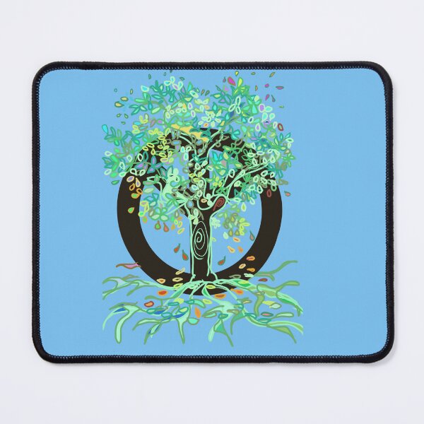 Item preview, Tree of Life PEACE Tree black and green  designed and sold by MonicaArtist.