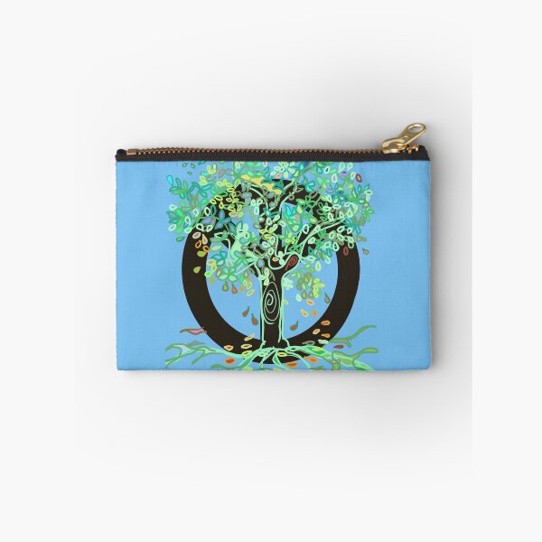 Item preview, Tree of Life PEACE Tree black and green  designed and sold by MonicaArtist.