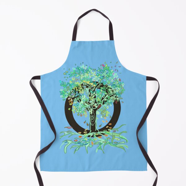 Item preview, Tree of Life PEACE Tree black and green  designed and sold by MonicaArtist.
