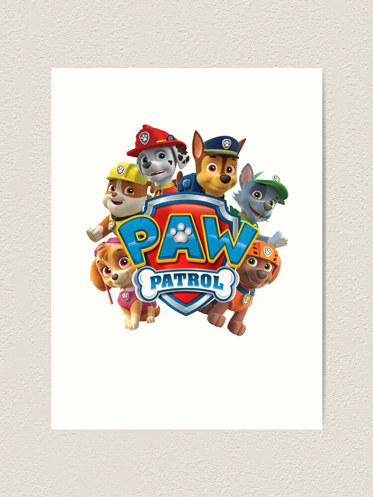 Paw patrol logo stickers, paw patrol zuma Sticker for Sale by Desgin0001