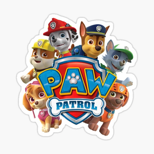 Paw Patrol-Logo-Aufkleber | Pfote patrouillieren Sticker