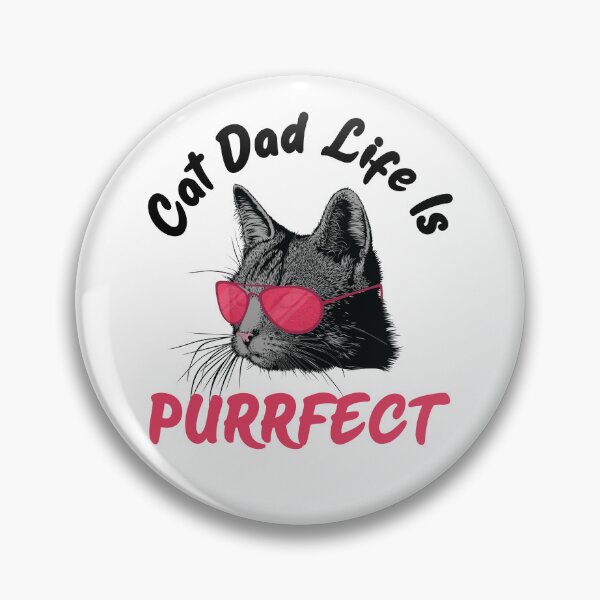 Item preview, Cat Dad Life is Purrfect Funny Cat Dad Cat Owner designed and sold by dass-art.