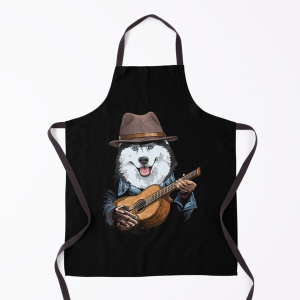 Item preview, Acoustic Guitar Siberian Husky Guitar Player Dog Guitarist designed and sold by TokudaAichi.