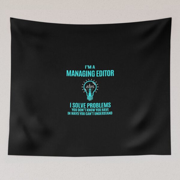 Item preview, Managing Editor T Shirt - I Solve Problems Gift Item Tee designed and sold by watkinsmat.