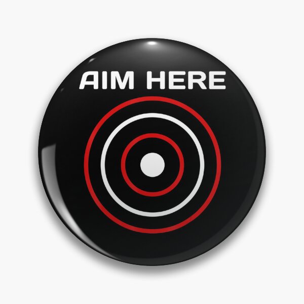 Item preview, Aim Here Darts Players Bullseye Target Shooting Club designed and sold by TokudaAichi.