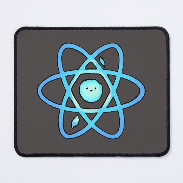 Item preview, React Javascript JS Developer Happy State Components Atom Laptop or Skateboard Stickers for Coders designed and sold by ShelliesWorld.