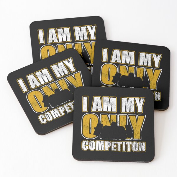 Item preview, I Am My Only Competiton Motivational Bodybuilding Quote Essential T-Shirt designed and sold by gloria1os.