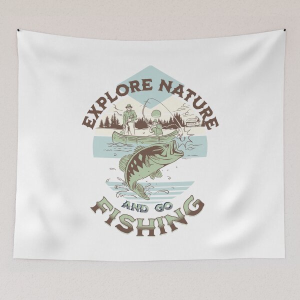 Item preview, Explore Nature and Go Fishing designed and sold by GL Digital Artwork .