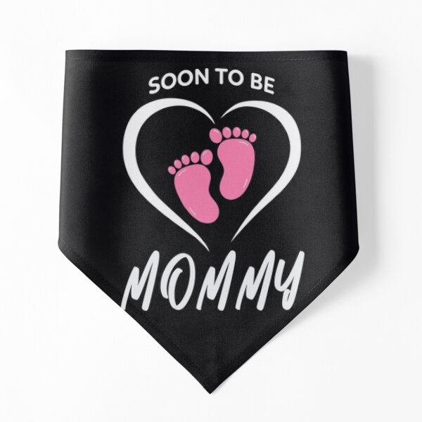Soon To Be Mommy For A 1st Time Mommy Baby Girl Pregnancy Announcement Pet Bandana