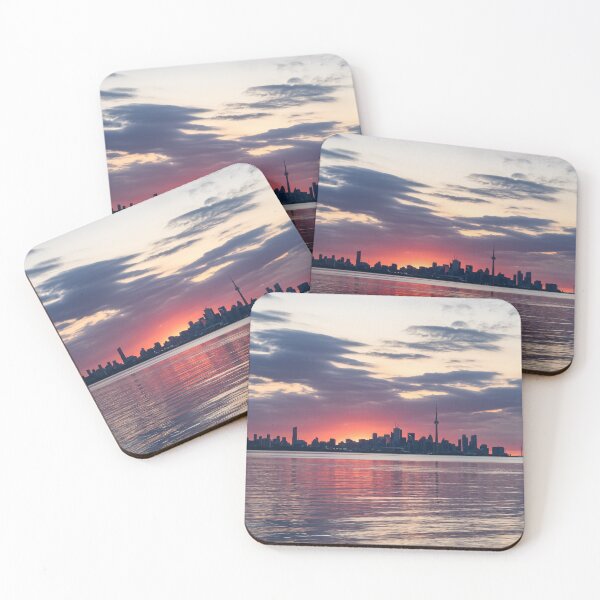 Item preview, Just Before - the Sun is About to Rise Over Toronto Skyline designed and sold by Georgia Mizuleva.