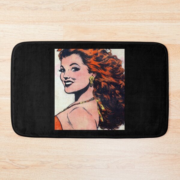 Item preview, Retro Comics Book Pictures Female Portrait Redhead Tank Top designed and sold by donnielnah.