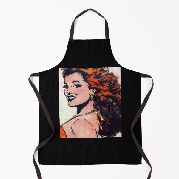 Item preview, Retro Comics Book Pictures Female Portrait Redhead Tank Top designed and sold by donnielnah.