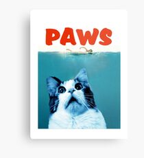 PAWS Metal Print