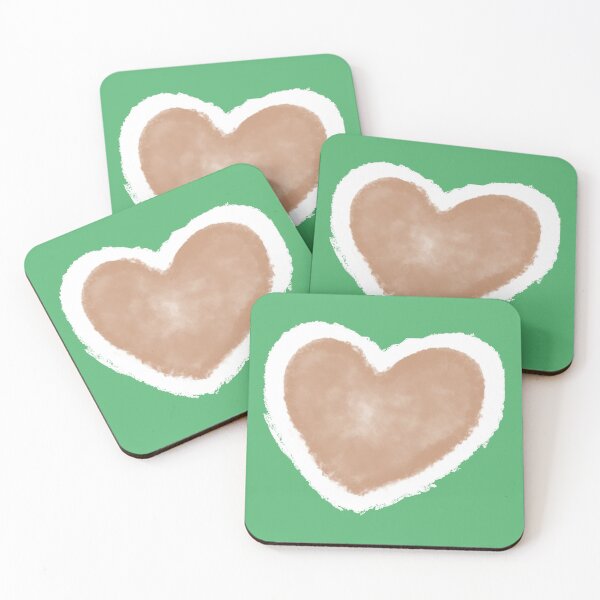 Item preview, Tie-Dye Brown Heart In Green Tee designed and sold by Artsy Fun.